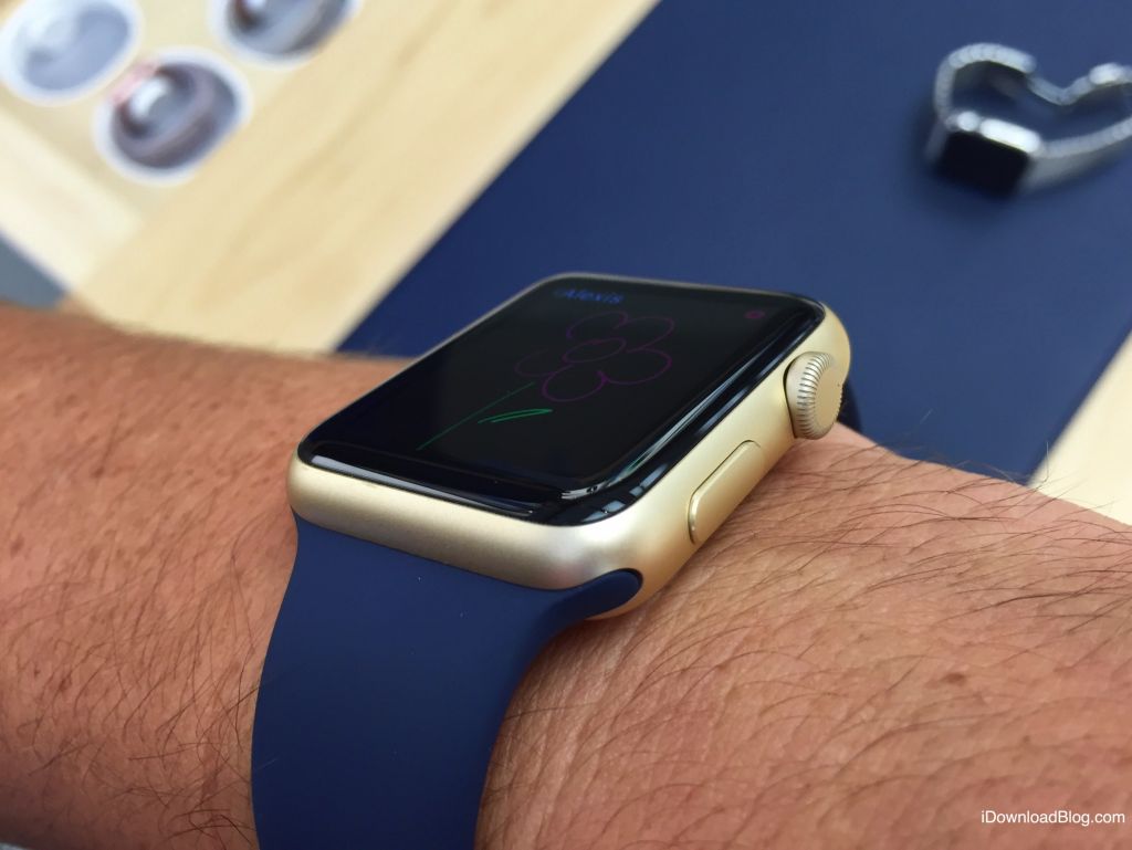 金色和玫瑰金色運動版新蘋果Apple Watch圖賞