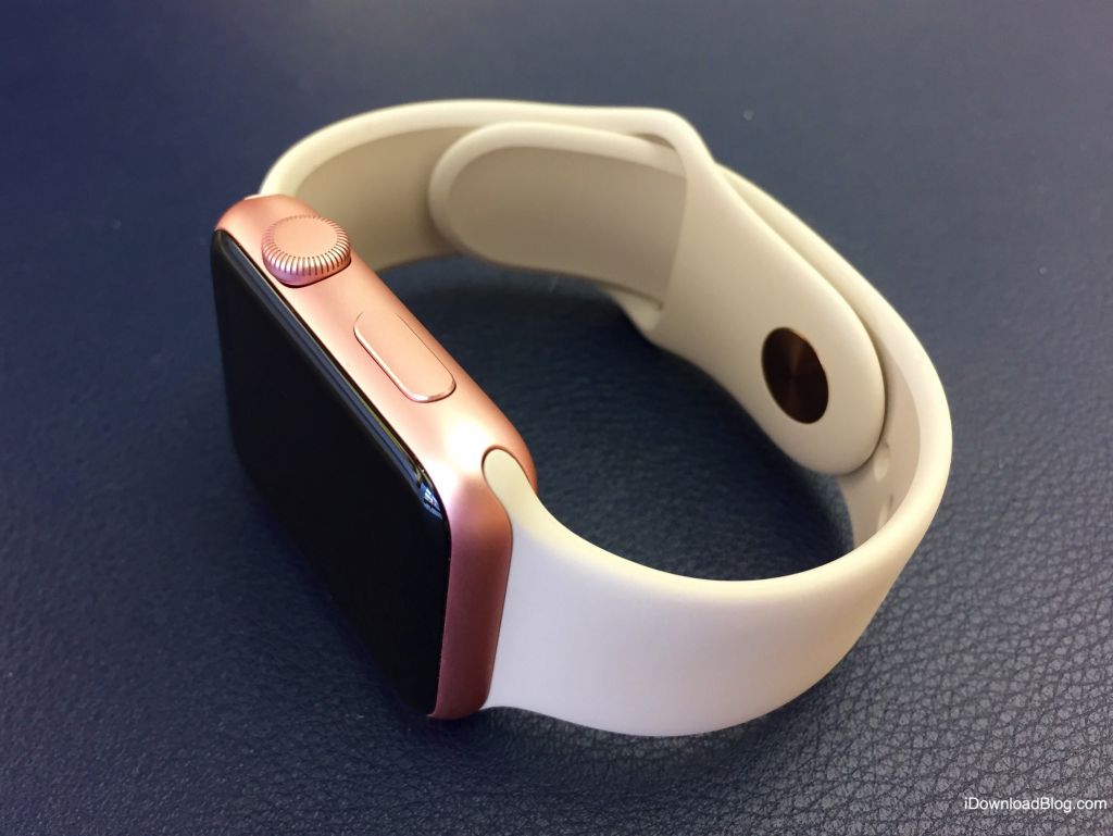 金色和玫瑰金色運動版新蘋果Apple Watch圖賞