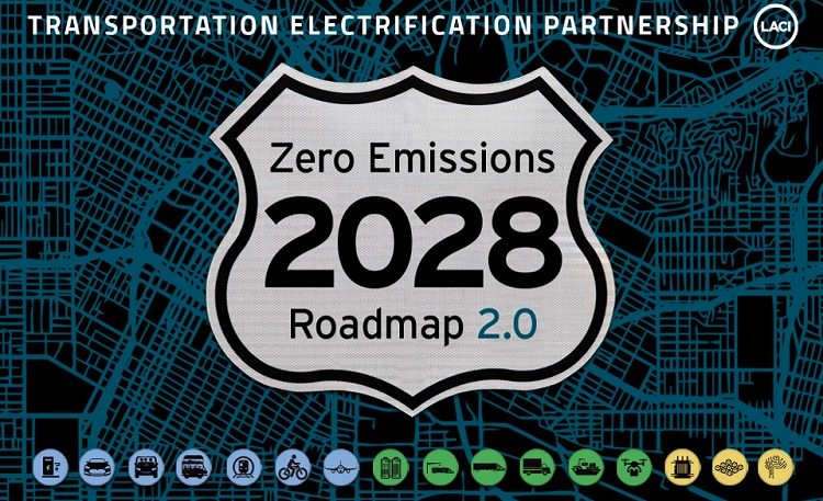 洛杉磯“2028年零排放指南”。圖片來(lái)源：Los Angeles Cleantech Incubator 