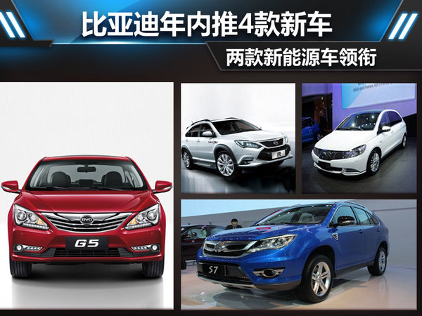 比亞迪年內(nèi)推4款新車 兩款新能源車領(lǐng)銜