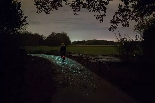 荷蘭最美太陽能自行車道 夜晚繁星在腳下閃爍