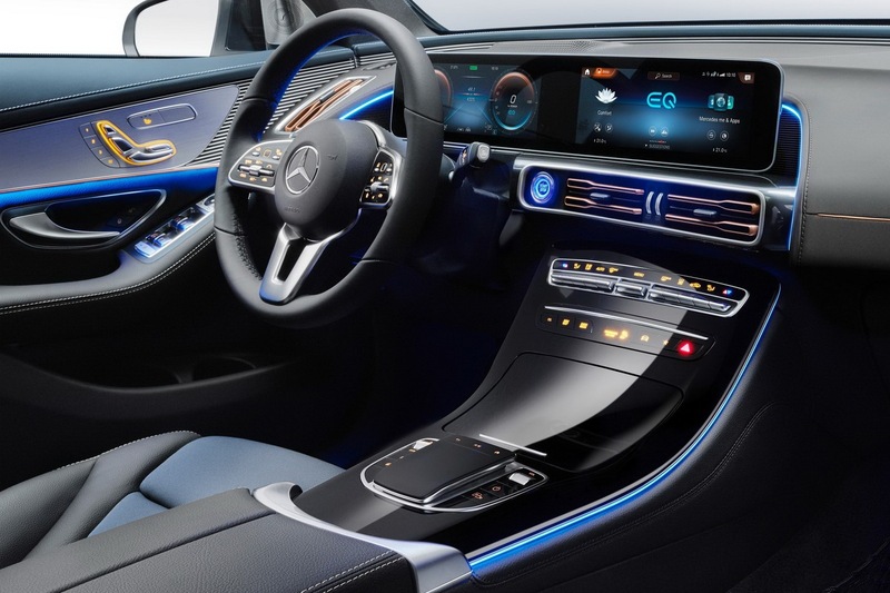 純電動豪華中型SUV 奔馳EQC官圖賞析
