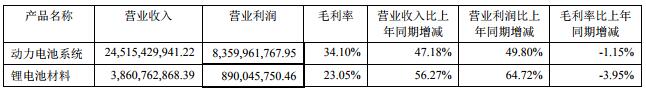 寧德時代2018年營收超296億 動力電池系統銷售收入逾245億 寧德時代2018年營收超296億 動力電池系統銷售收入逾245億