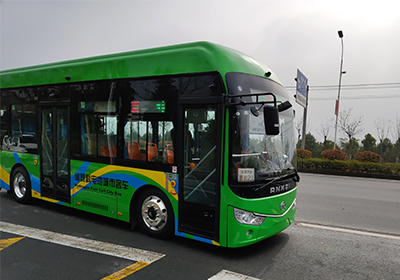 搭載應用大連化物所金屬雙極板電堆技術的氫燃料電池公交車上線運行 搭載應用大連化物所金屬雙極板電堆技術的氫燃料電池公交車上線運行