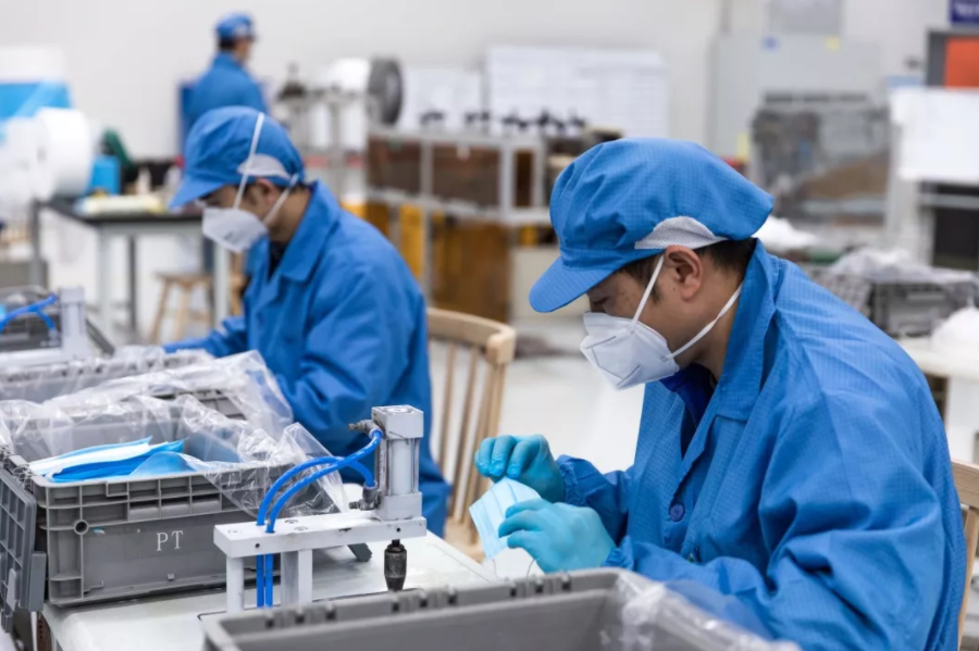 官宣！上汽通用五菱自產口罩項目3天下線